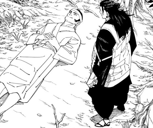 Takaba's attire in Jujutsu Kaisen chapter 243