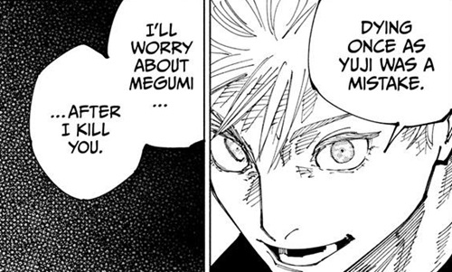 Gojo says he will kill Sukuna first and then worry about getting Megumi back