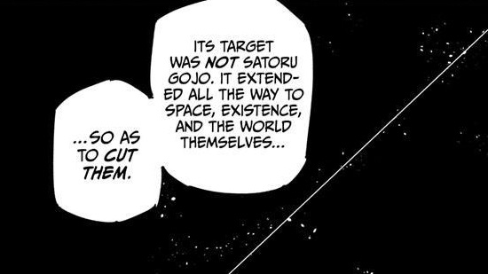 Sukuna's world/space slash attack explained by him
